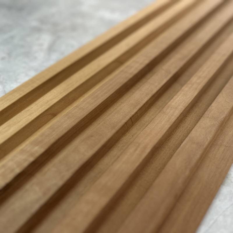 Термированная вагонка из ольхи в реечном профиле