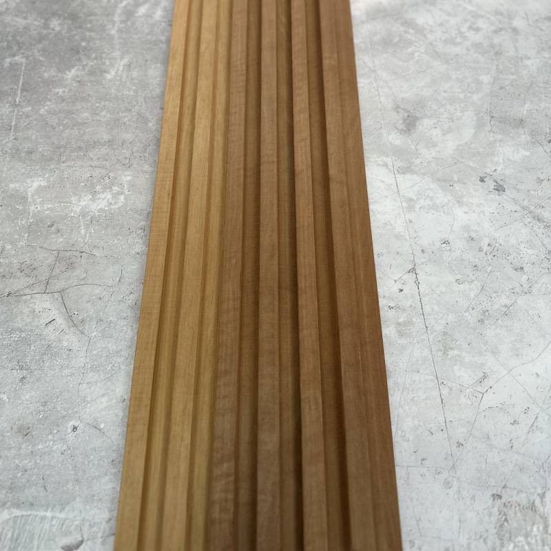 Термированная вагонка из ольхи в реечном профиле