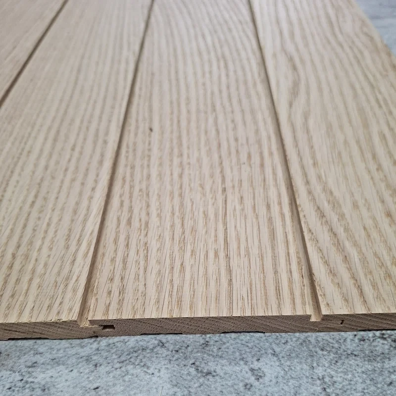 Вагонка из дуба в профиле STS