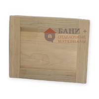 Вентиляционная задвижка для бани из ольхи