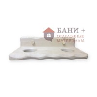 Полочка для веников белая