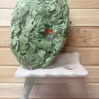 Полочка для веников белая