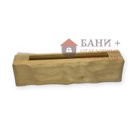 Фито-полочка для трав в бане из ольхи